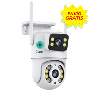 Camara Domo Exterior Doble Lente Icsee