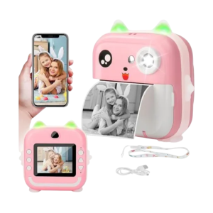 Cámara De Fotos Portátil Videos Hd Mini Impresora Infantil