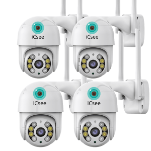 CÁMARA DOMO EXTERIOR/INTERIOR ICSEE S57 KIT X4