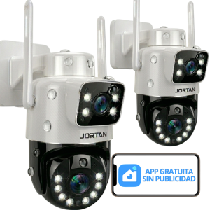Kit 2 Cámara Doble Lente Jortan